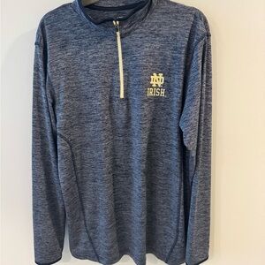 Notre Dame Fighting Irish 1/4 Zip Pullover – Men’s M